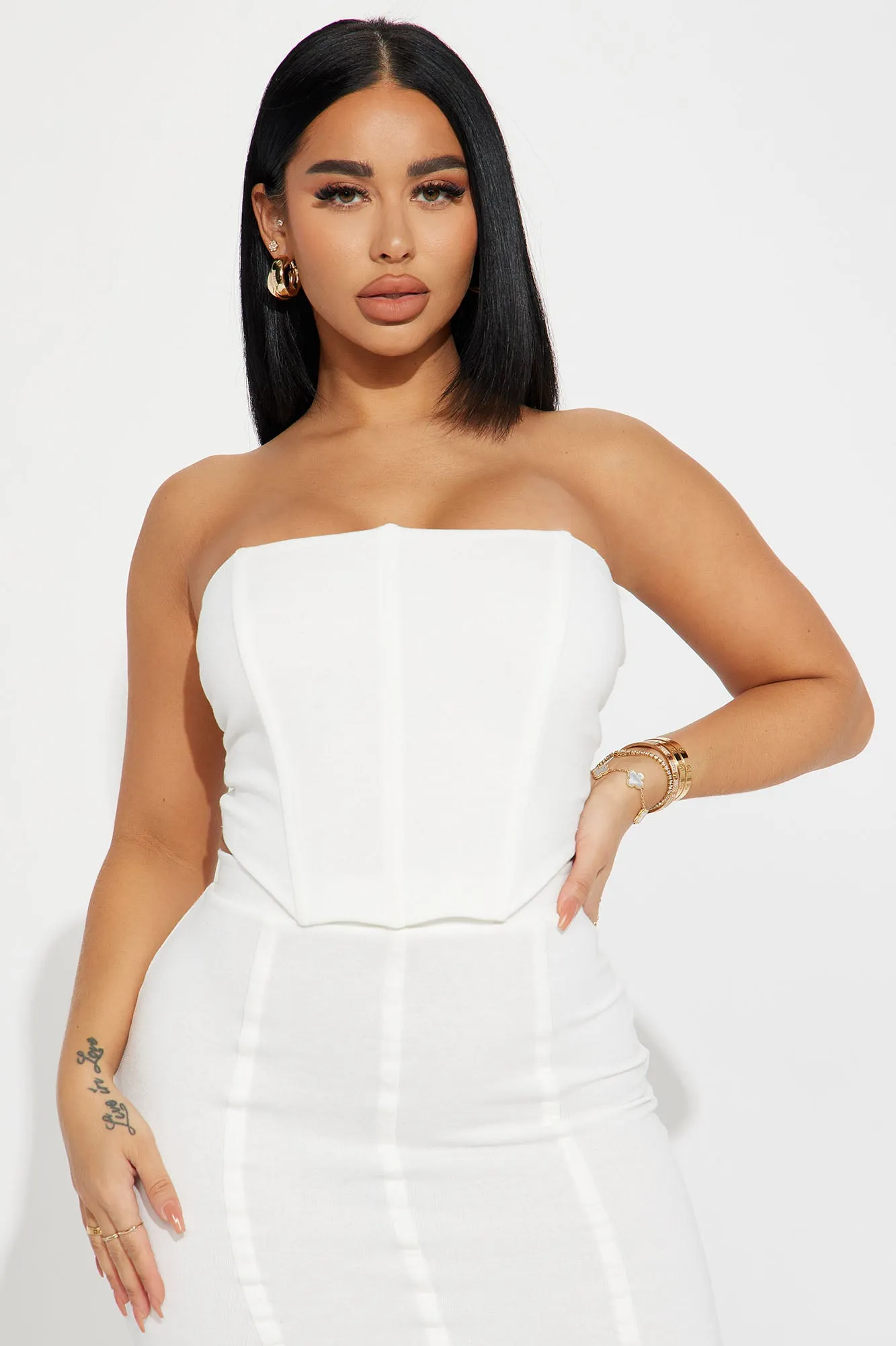 Amaze Me Skirt Set  - White