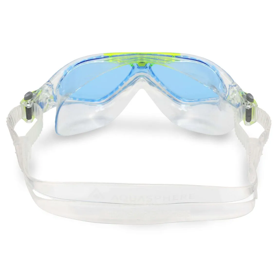 Aquasphere Vista Junior Swim Mask - Transparent/Bright Green