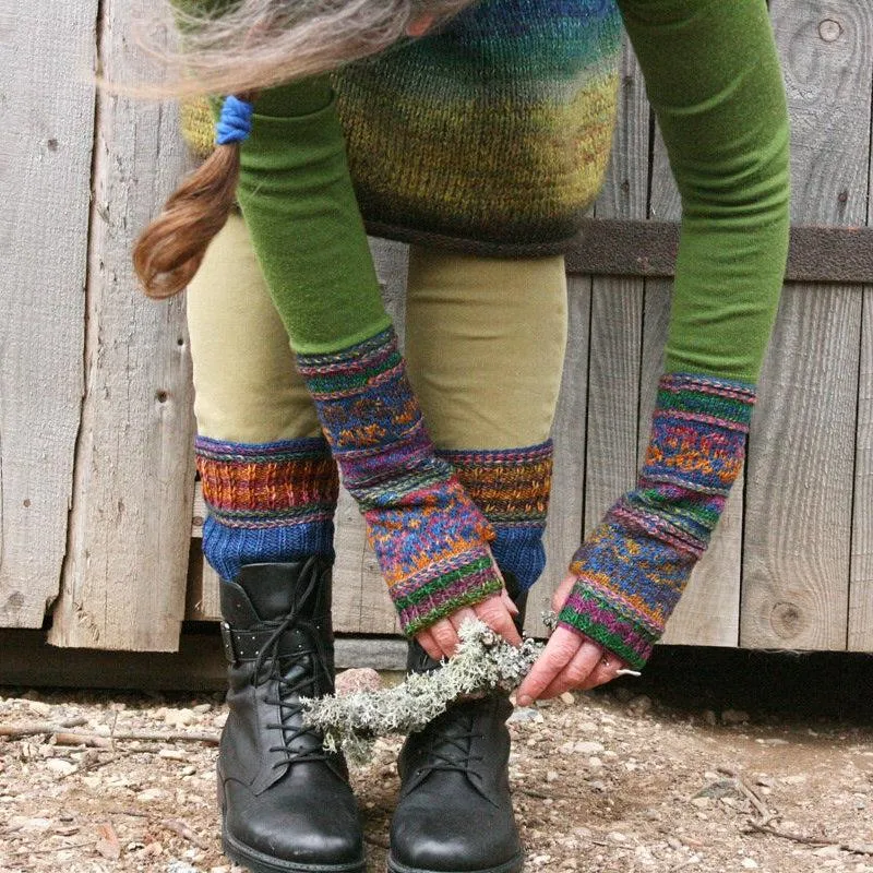 Austra's Boot Cuffs & Wrist Warmers | Fingering Weight