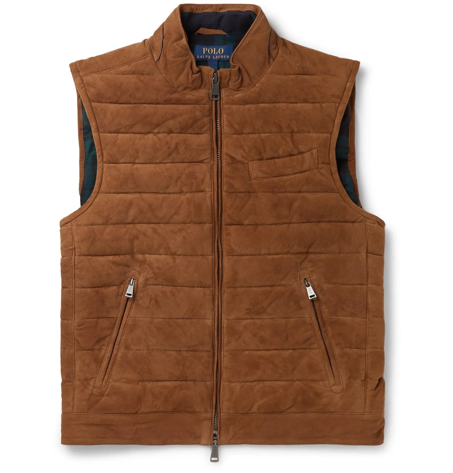 Brown Suede Vest - M