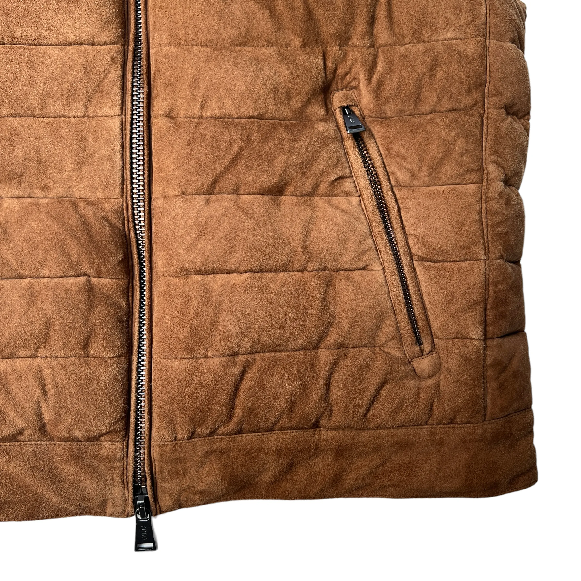 Brown Suede Vest - M