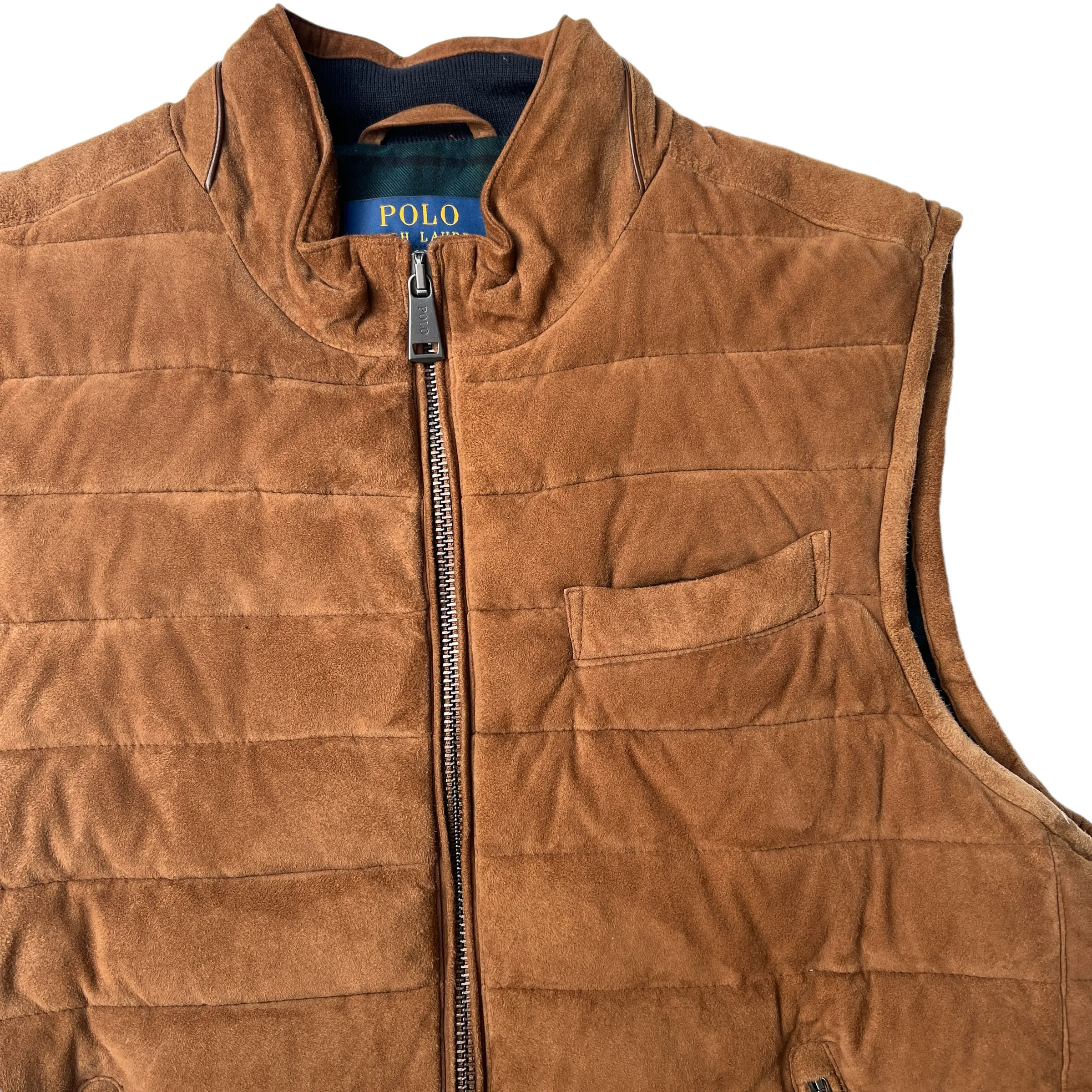 Brown Suede Vest - M