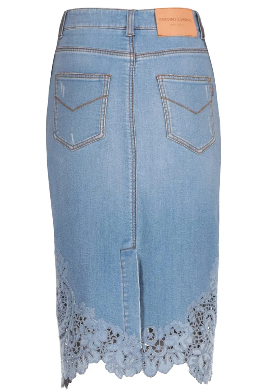 Denim Midi Skirt