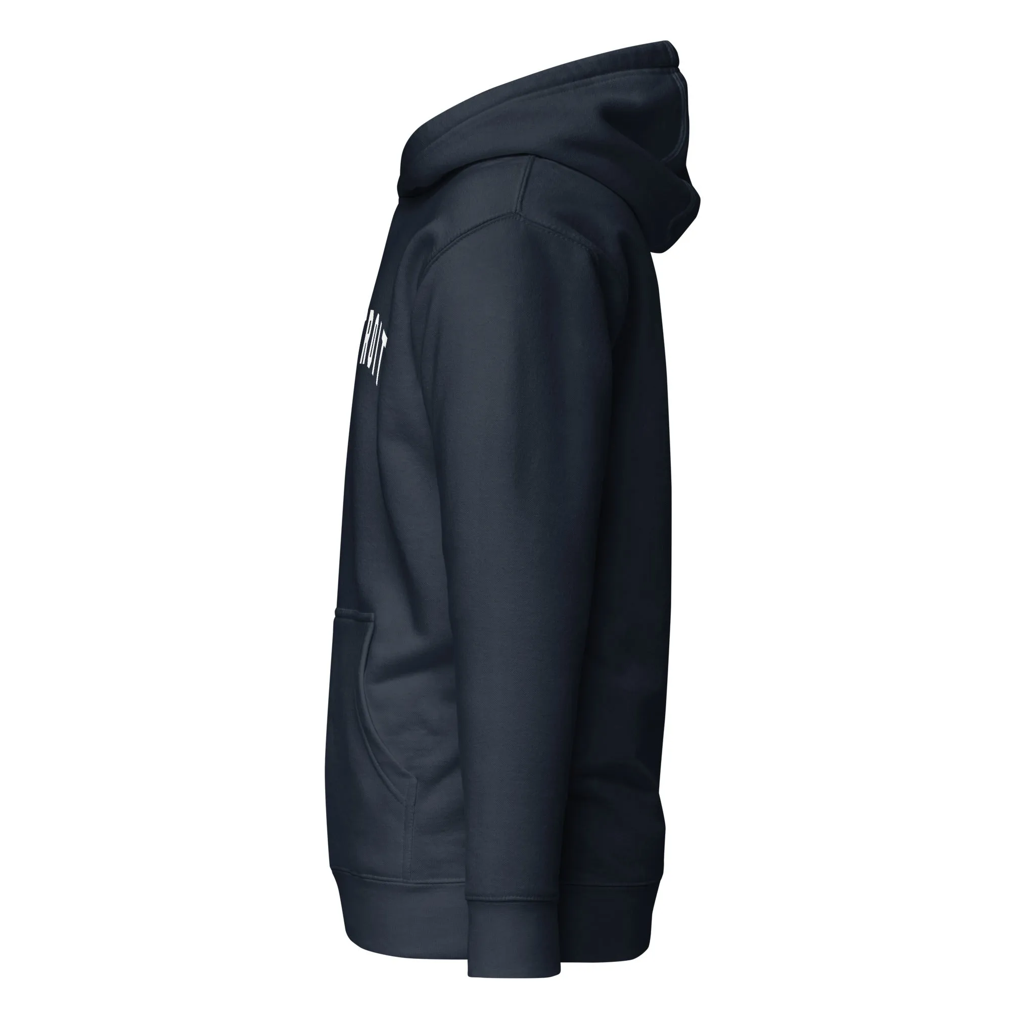Detroit Classic Premium Pullover Unisex Hoodie - Navy / White