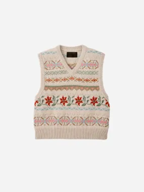 FILSON WOMEN'S 3GG JACQUARD FAIRISLE VEST