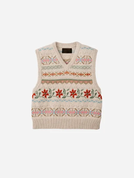 FILSON WOMEN'S 3GG JACQUARD FAIRISLE VEST
