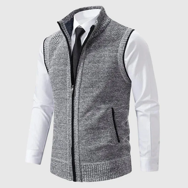 Finn - Knitted waistcoat for men