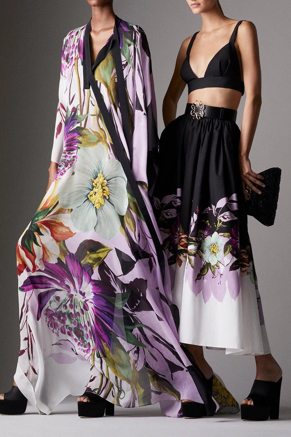 Floral Midi Skirt