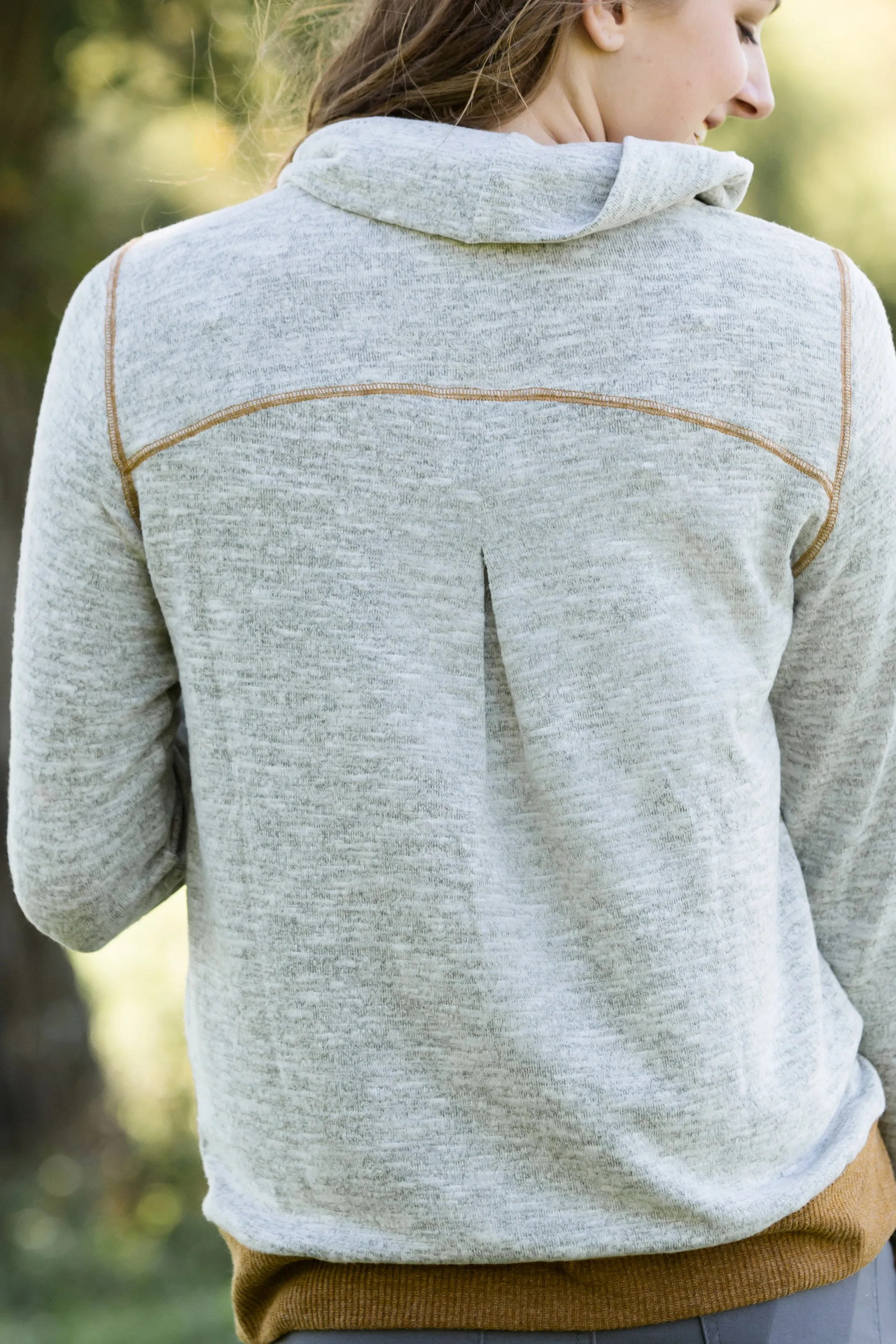 Hacci Brushed Pullover Sweater - FINAL SALE
