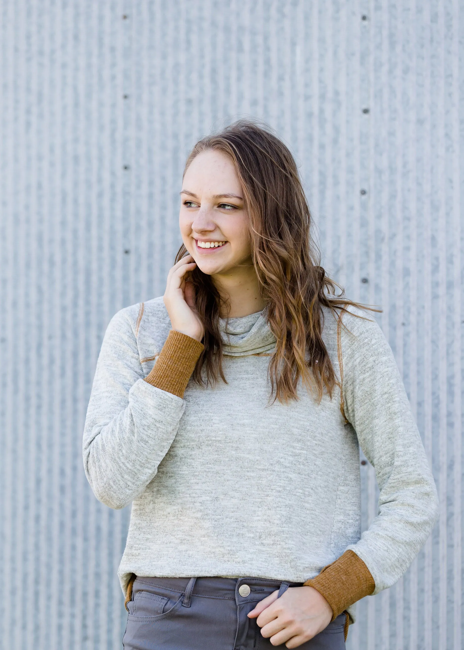 Hacci Brushed Pullover Sweater - FINAL SALE
