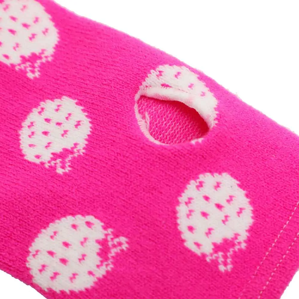 Hello Kitty Knitted Plush Arm Warmers