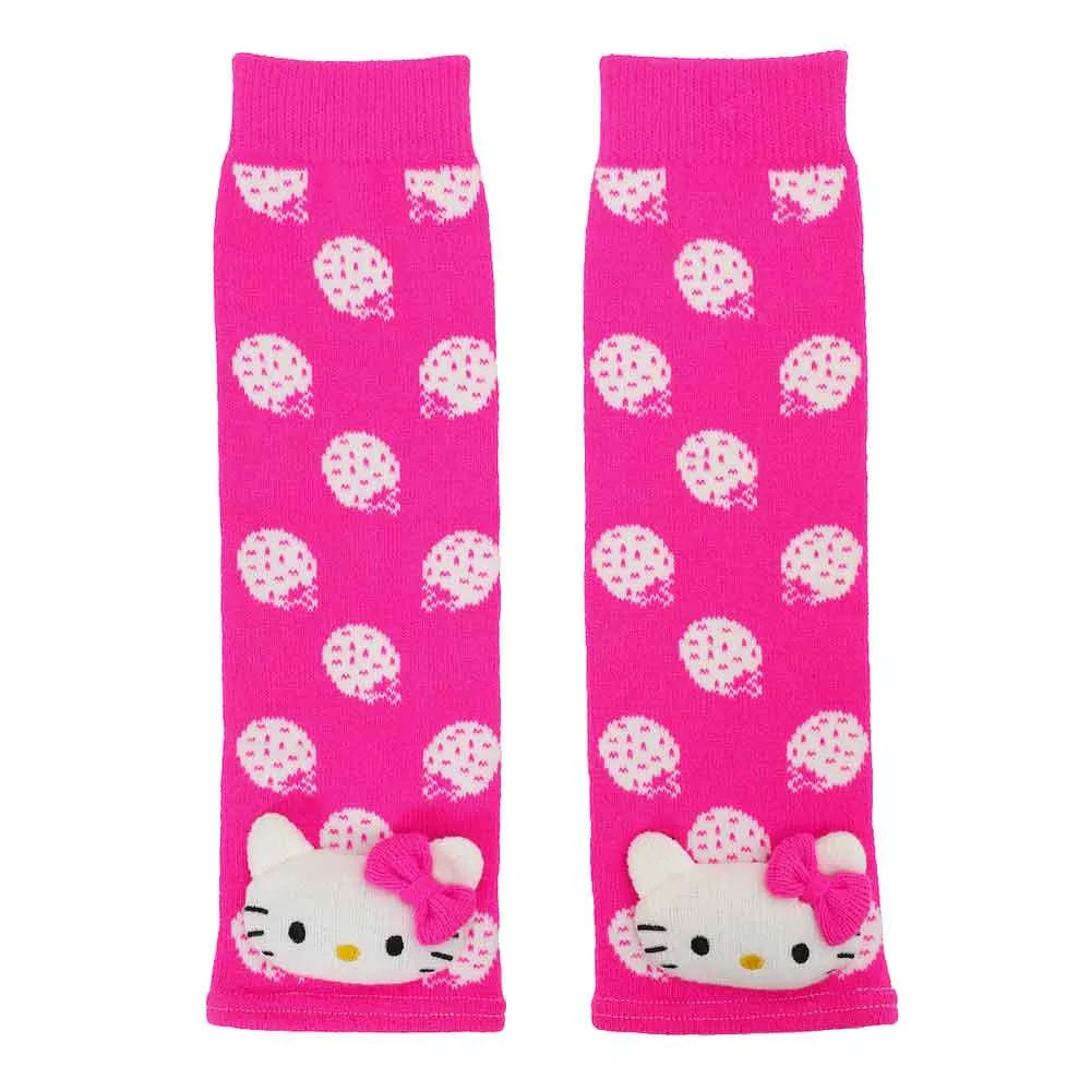 Hello Kitty Knitted Plush Arm Warmers
