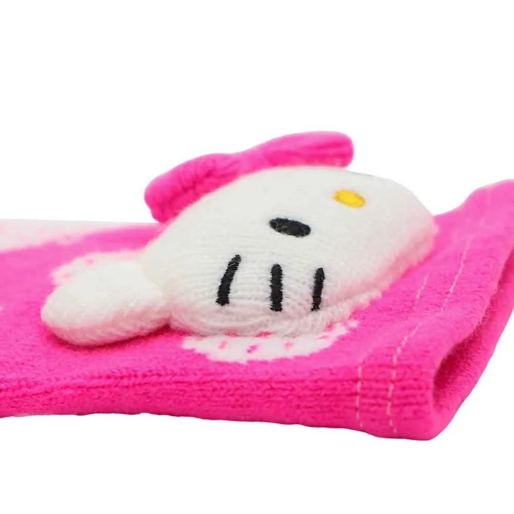 Hello Kitty Knitted Plush Arm Warmers