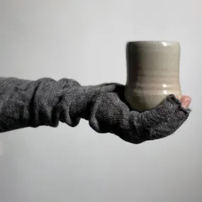 Long Fingerless Gloves - 100% Linen