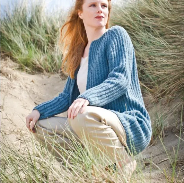 Loop A Life Cardigan Long Mid Summer French Blue