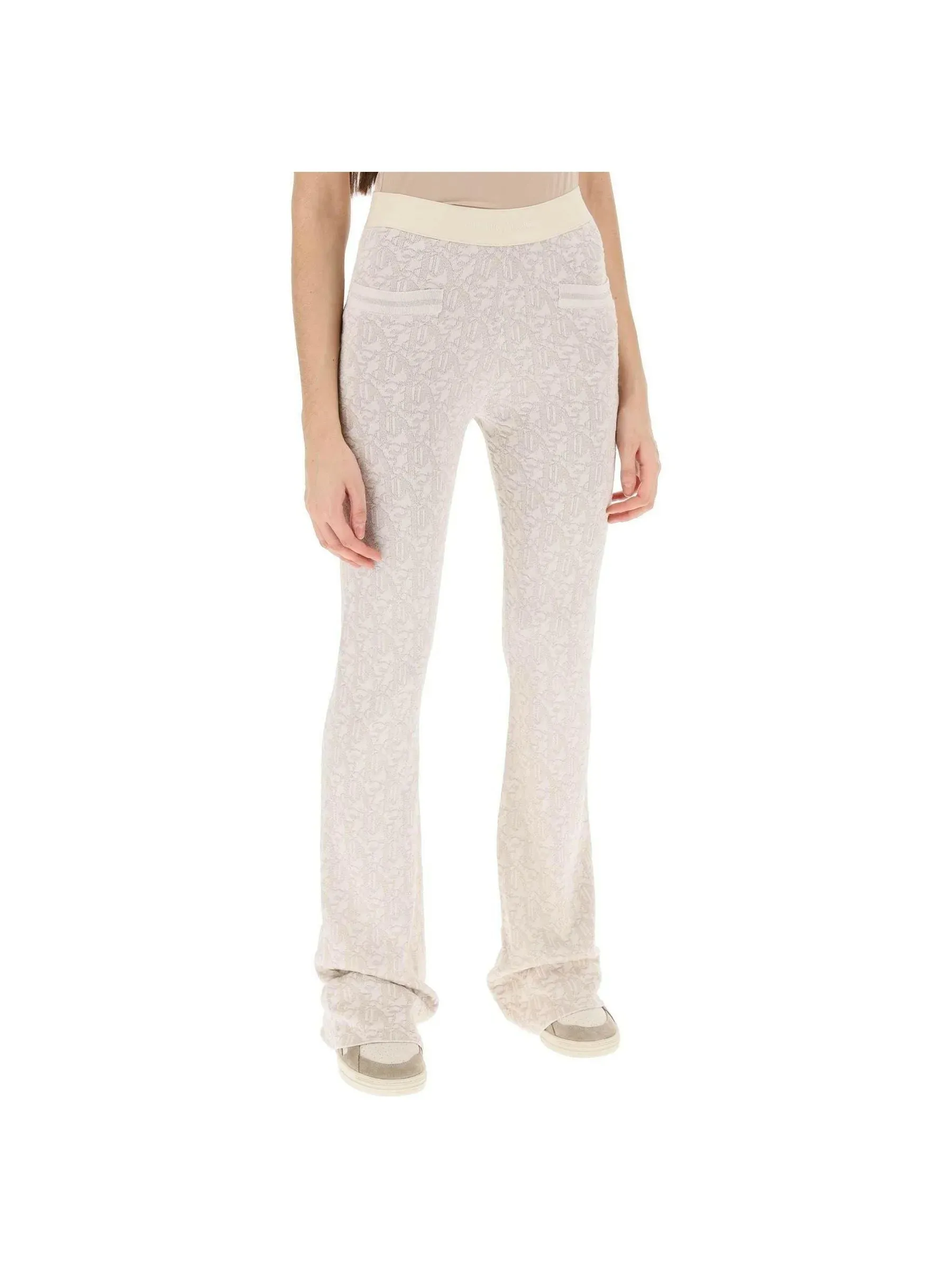 Lurex Knit Trousers