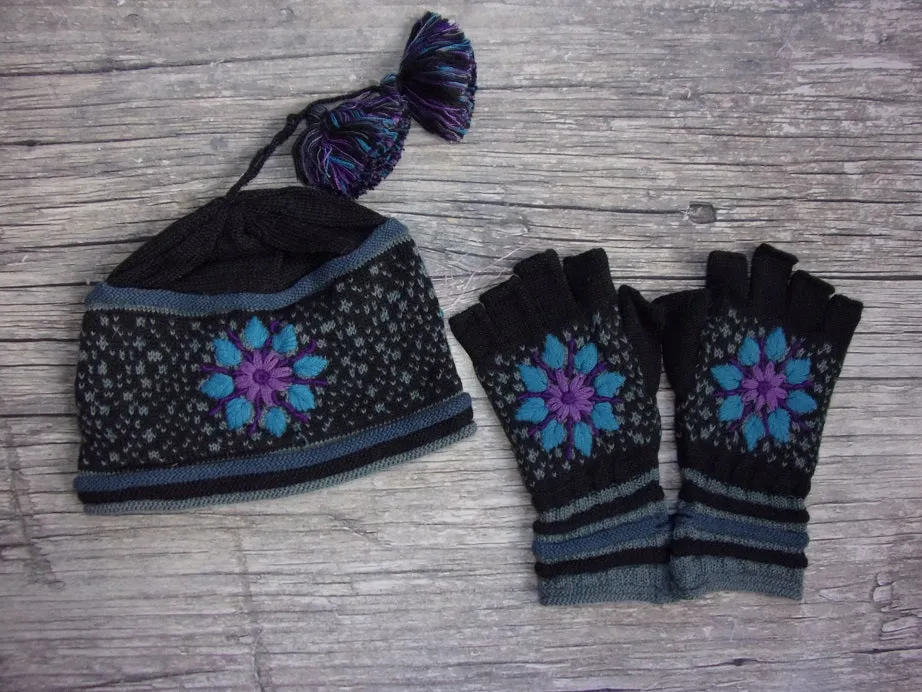 LW Lined Evening Snowflake Hat