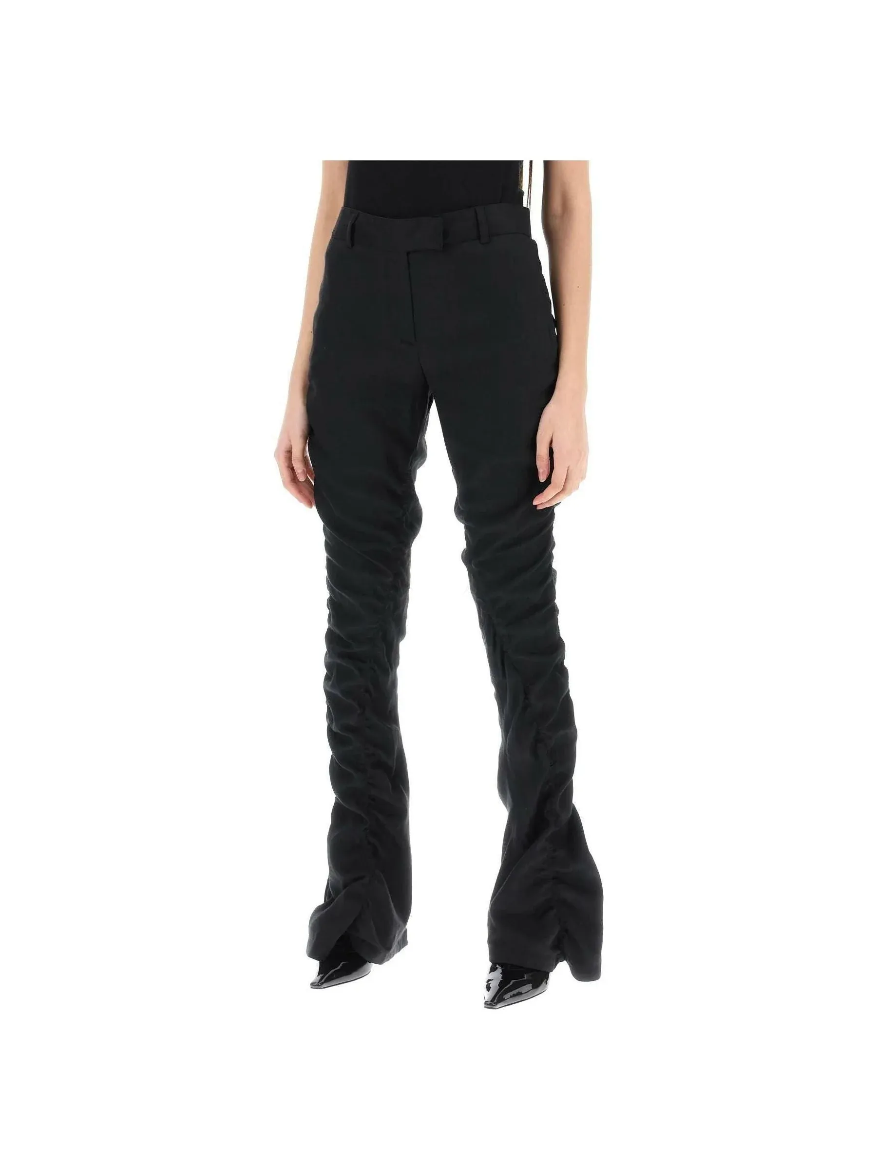 Ruffled Flared Pants