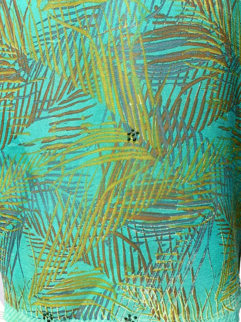 SARIKNOTSARI- SHEER AVATAR SILK BOXY TOP