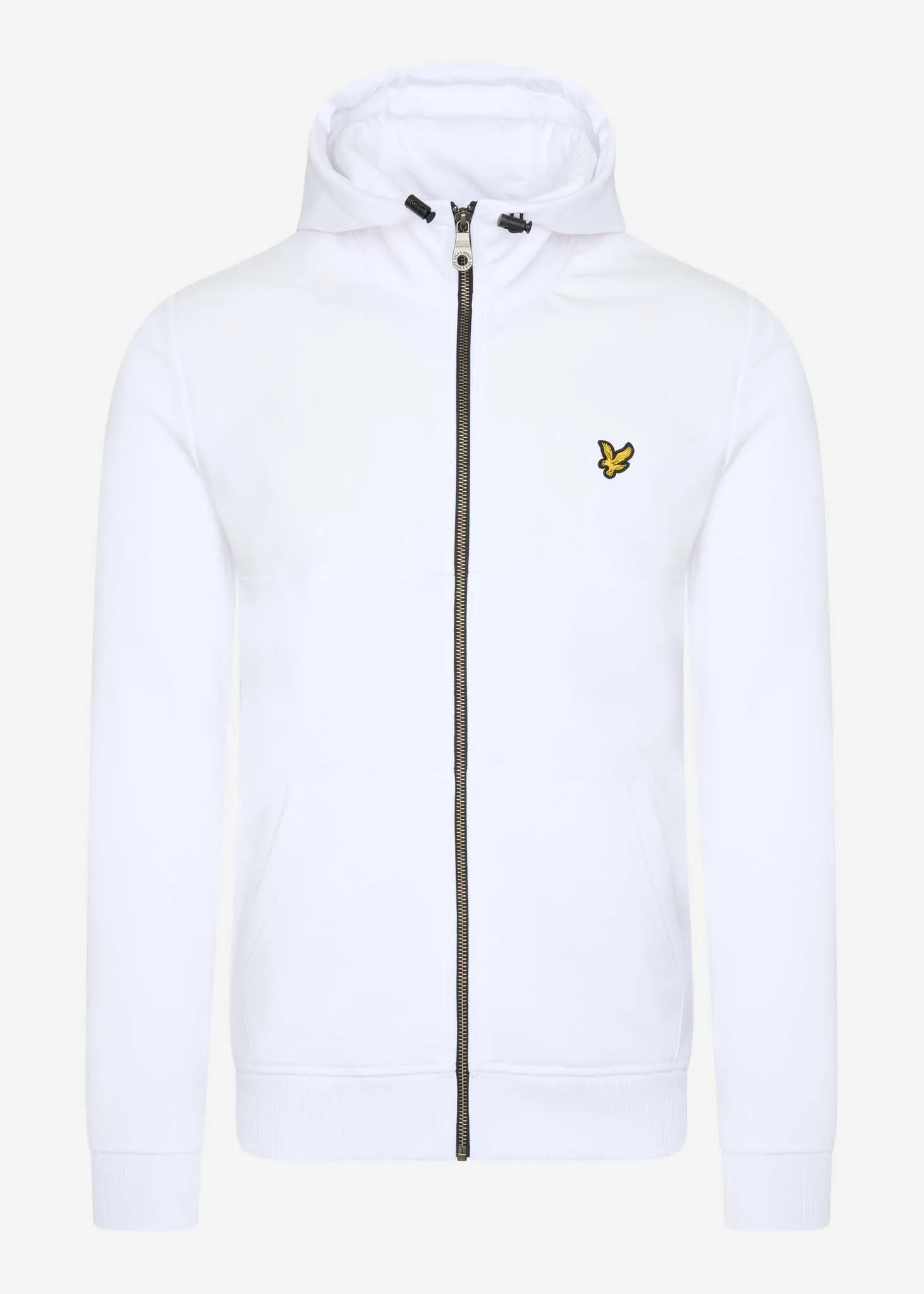 Softshell jersey zip hoodie - white