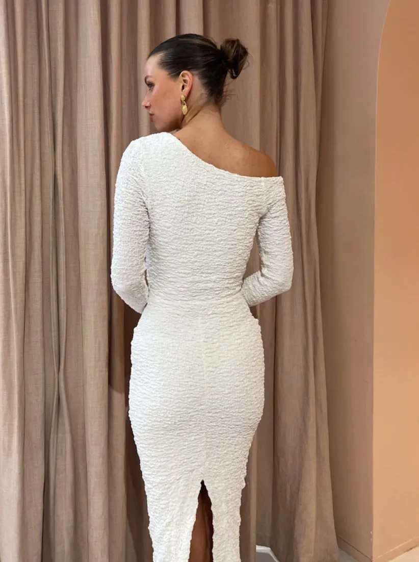 Sovere Overcast Dress in Off White