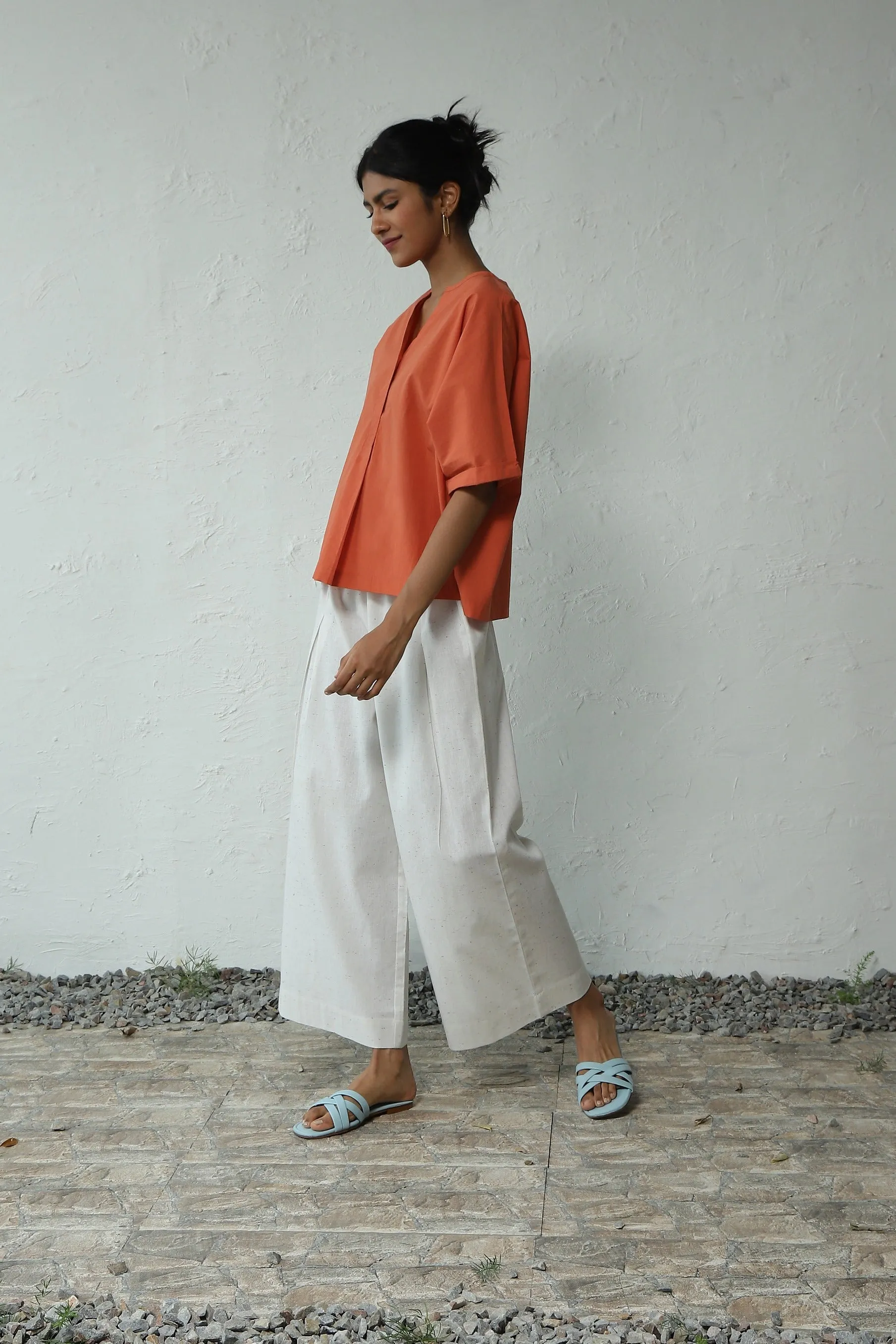 Sunkissed Pleated Top
