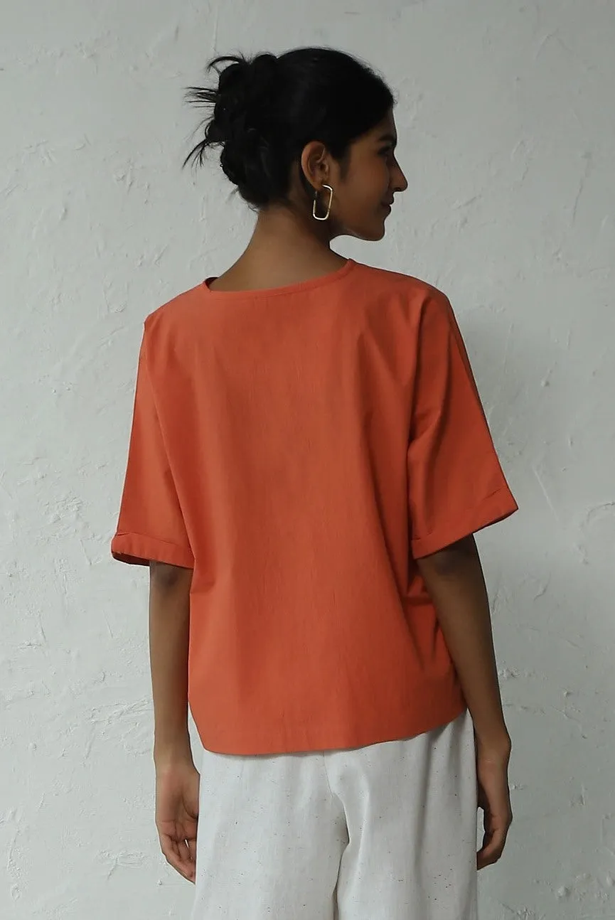 Sunkissed Pleated Top