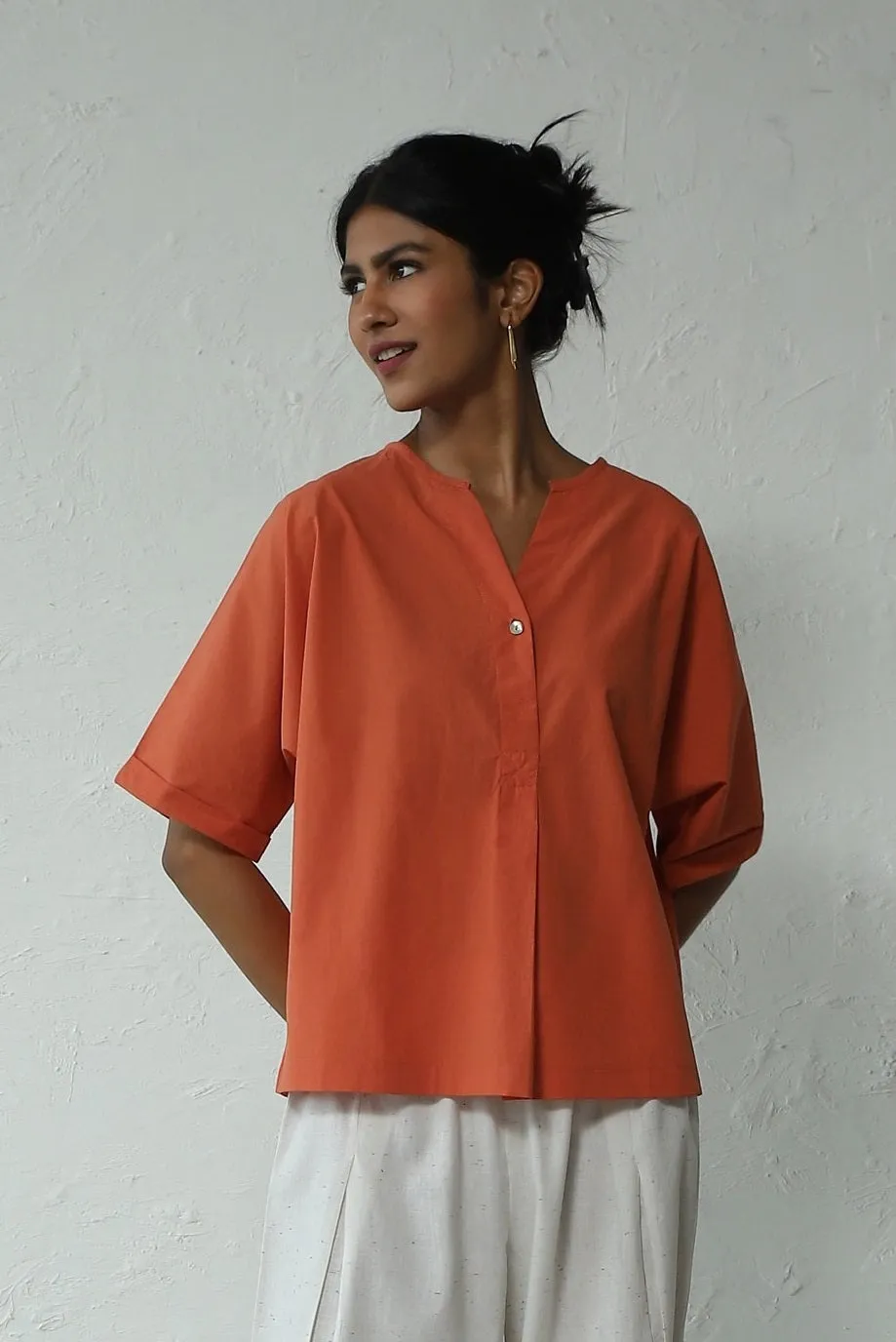 Sunkissed Pleated Top