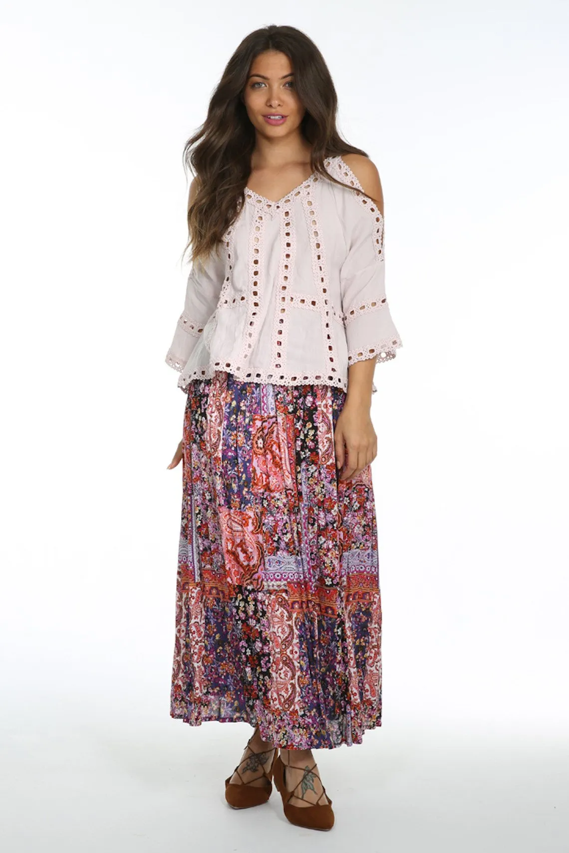 Sunset Vista Maxi Skirt