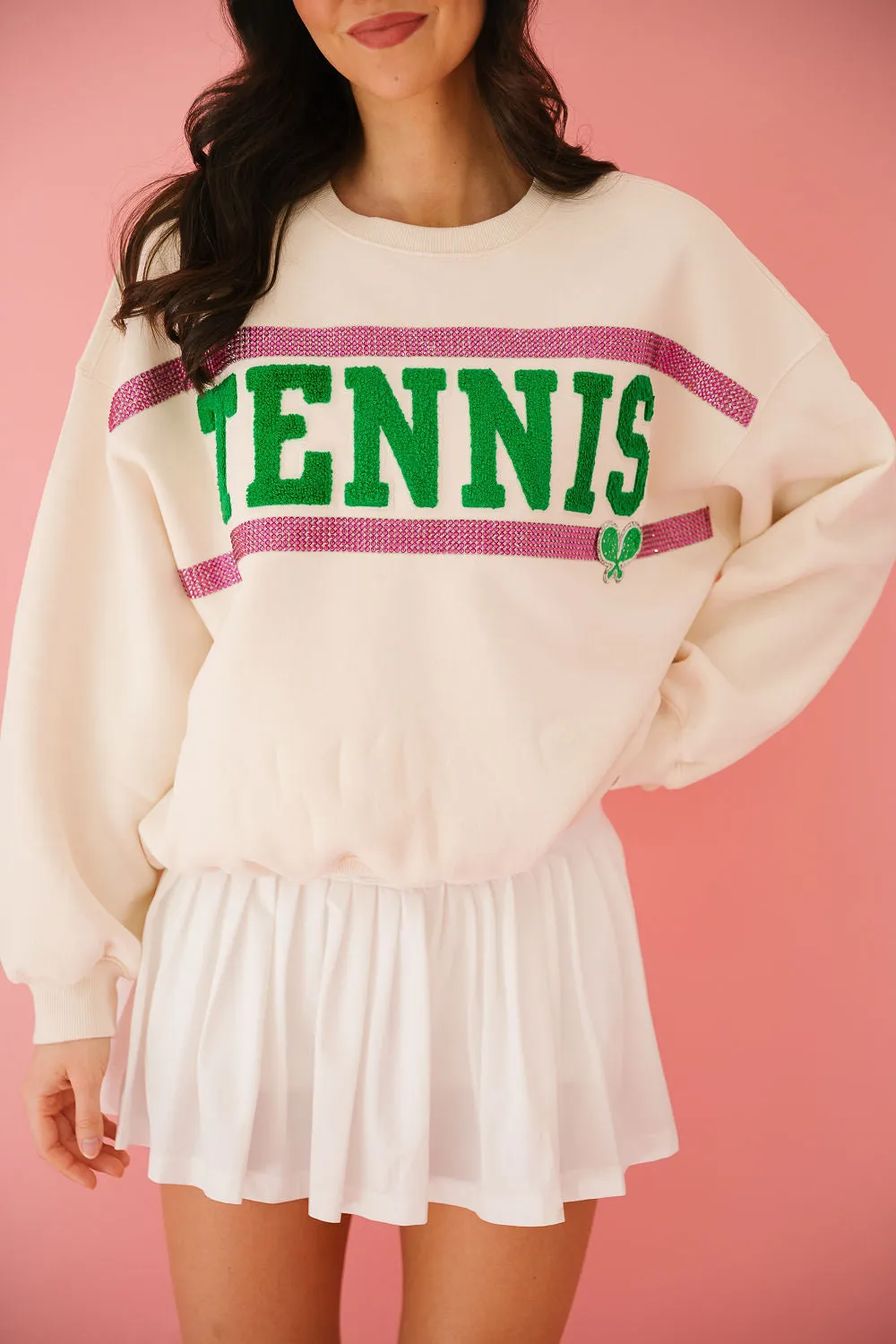 TENNIS CREAM PULLOVER