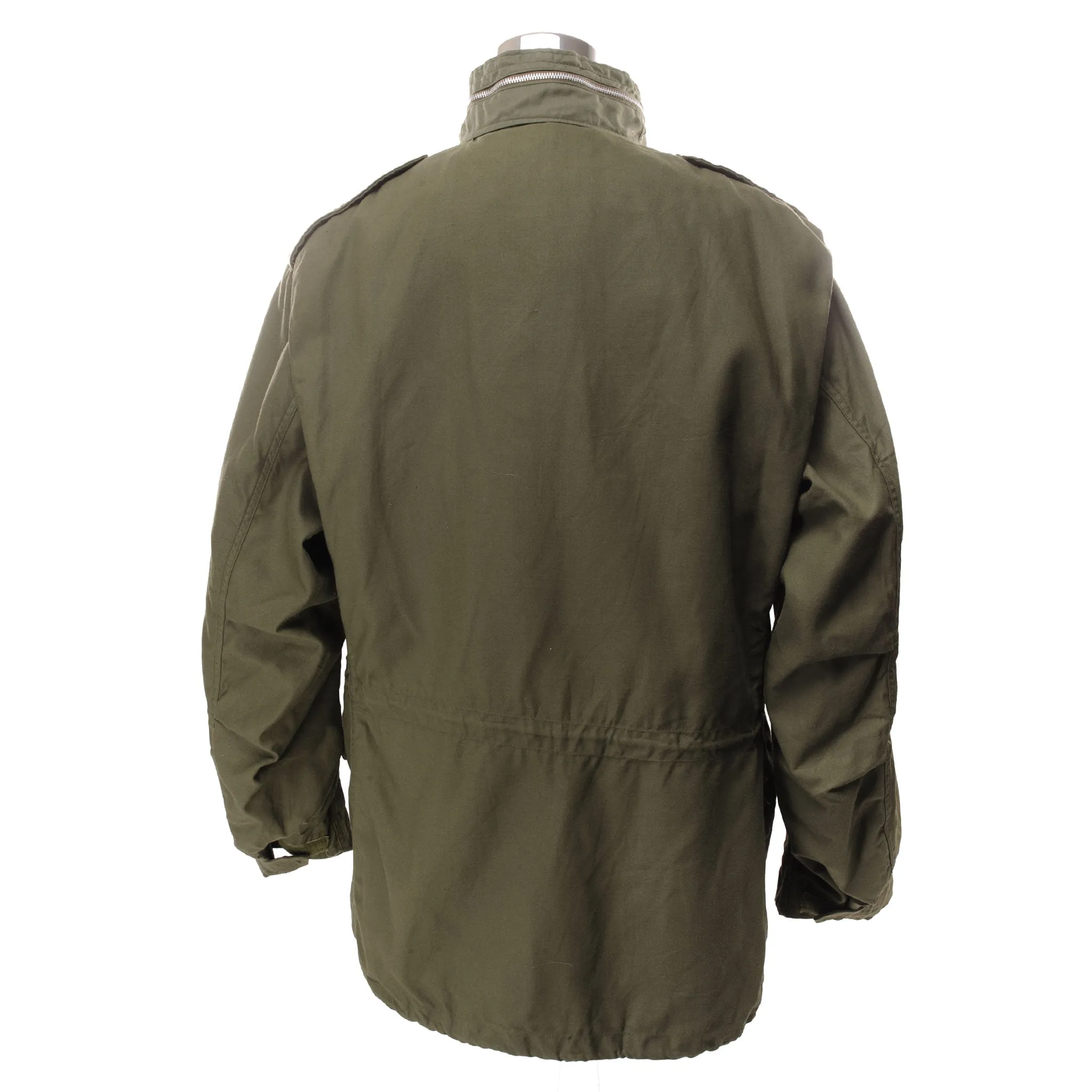 VINTAGE US ARMY M65 ALPHA IND FIELD JACKET 1970S VIETNAM WAR SIZE LARGE W LINER