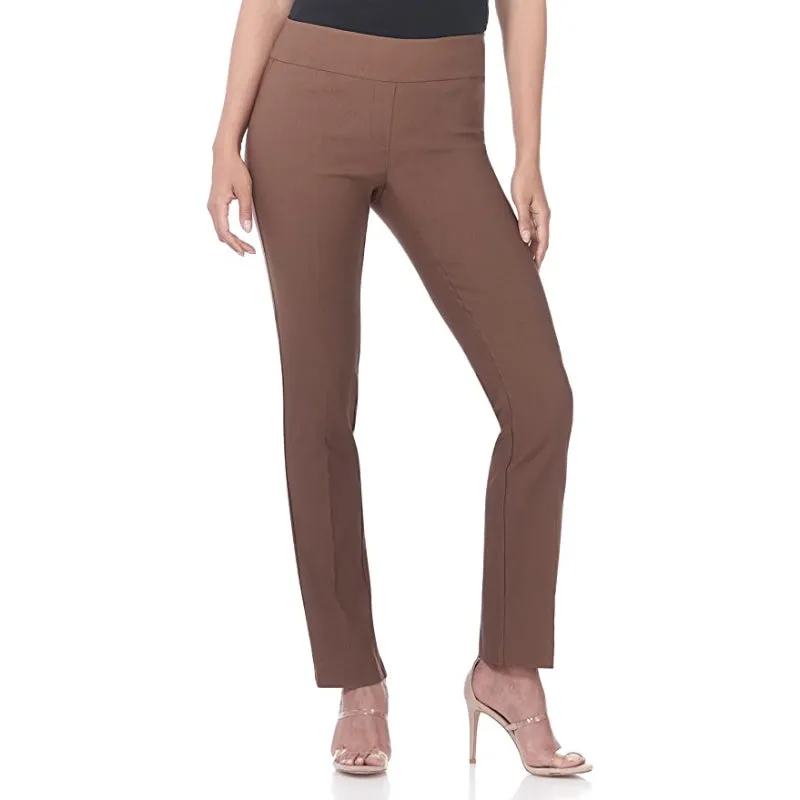 Women Ease Into Comfort Straight Leg Pant With Tummy Control