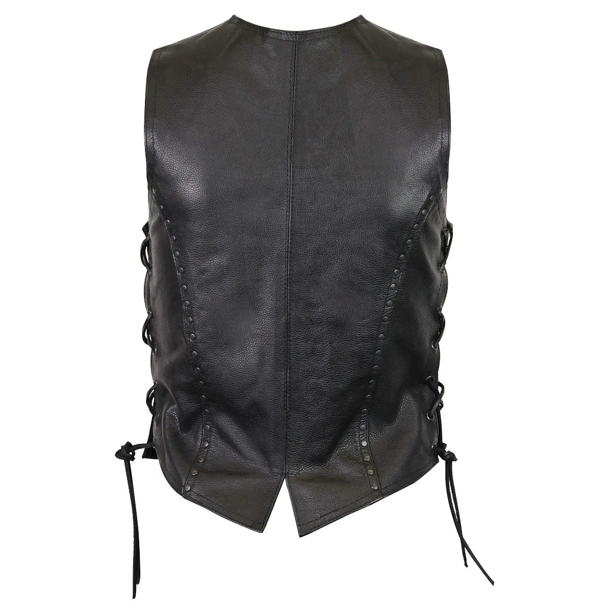 Women's Premium Cowhide Studded Leather Vest