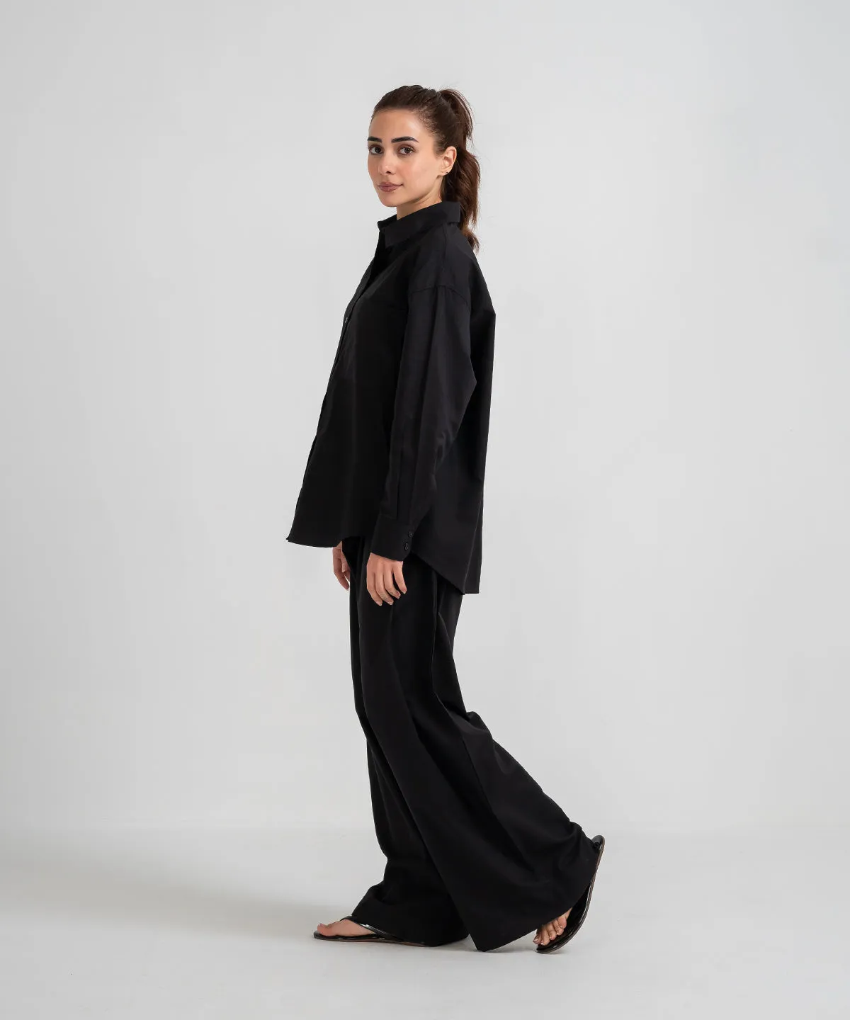 Women's Twill Tailored Pants