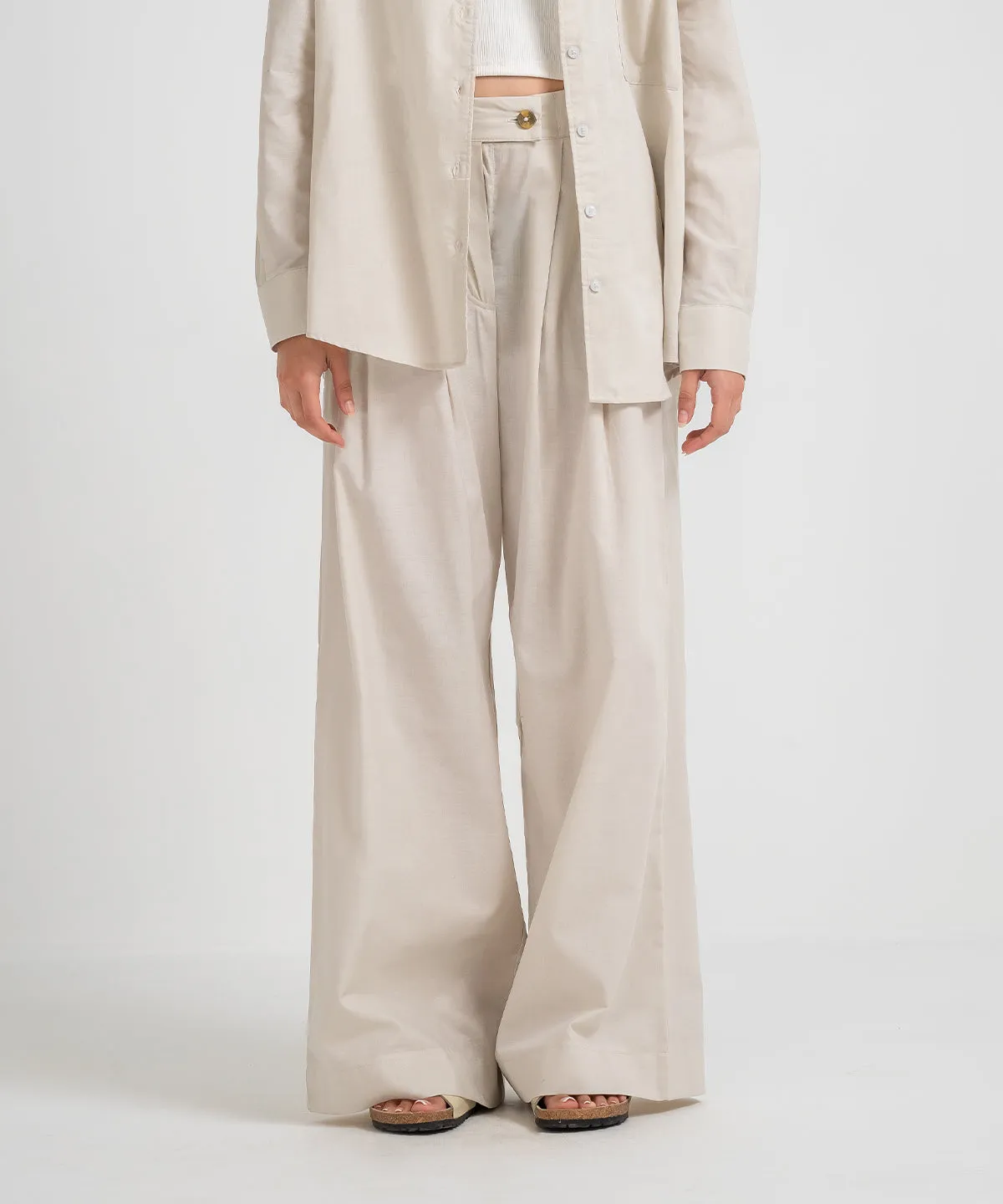 Women's Twill Tailored Pants